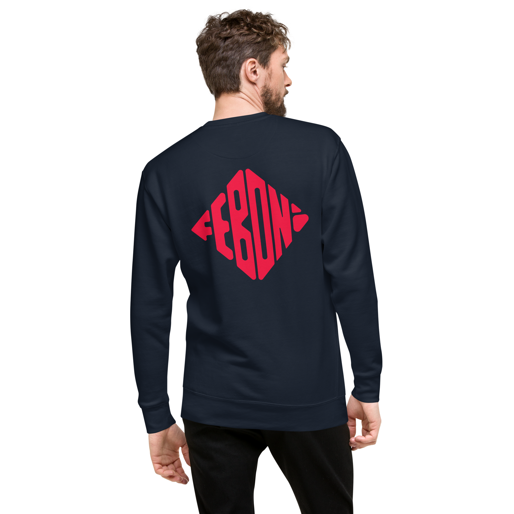 pull bleu marine Feboni – Image 4