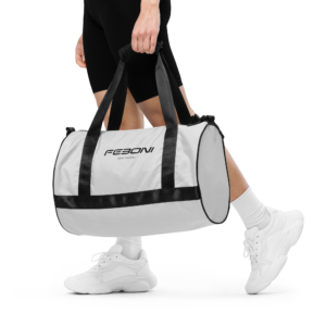 Sac de sport gris neige – Image 2